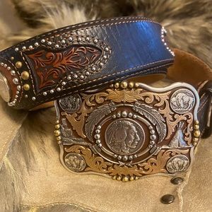 Western Indian Head Buckle